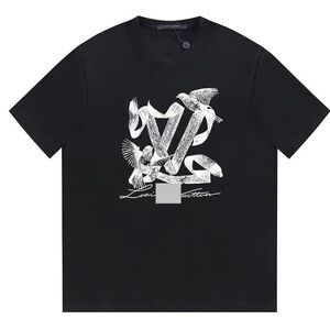 New men’s black fashion short sleeve shirt